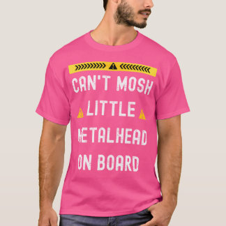 Camiseta O Bebê De Metal Pesado Não Consegue Mosh Pequeno M