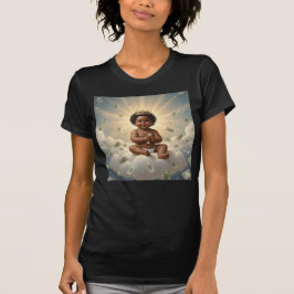 Camiseta O Bebê Mimado de Deus Arte da Abundância Divina