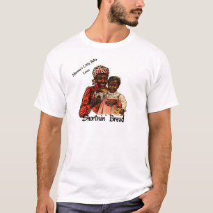 Camiseta O bebê pequeno do Mammy ama o pão de Shortnin