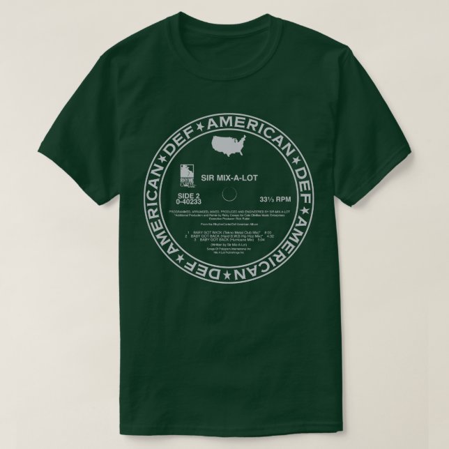 Camiseta O Bebê Voltou Em 1992 (Frente do Design)