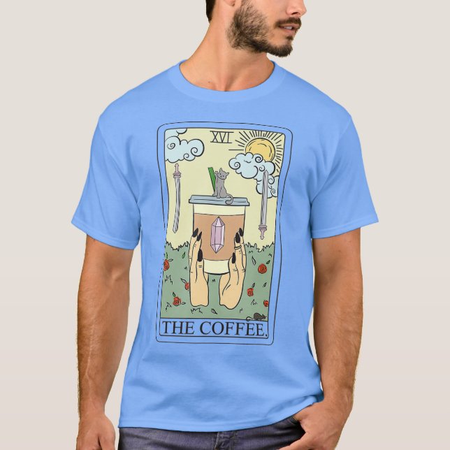 Camiseta O Bebendo do Café sobre o Magic Coffein (Frente)