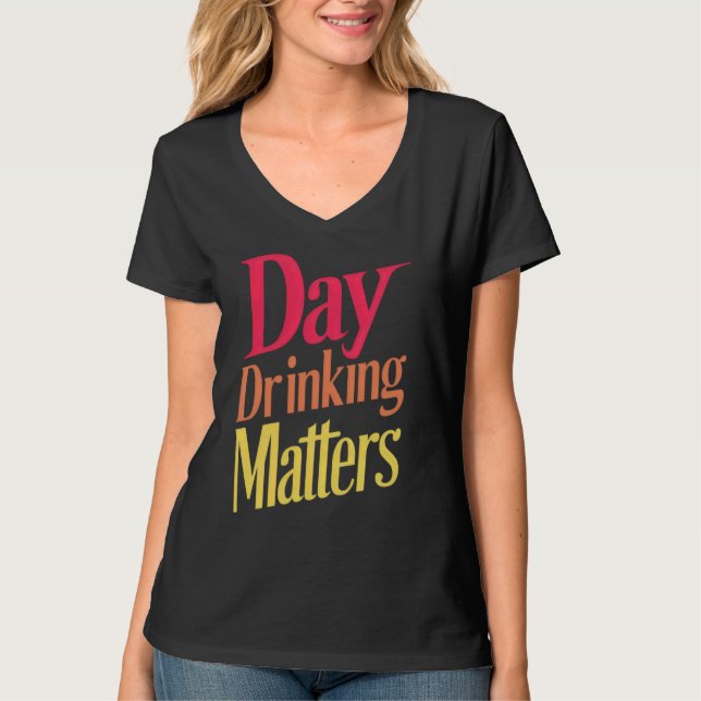 Camiseta O Bebendo do Dia é Humor (Frente)