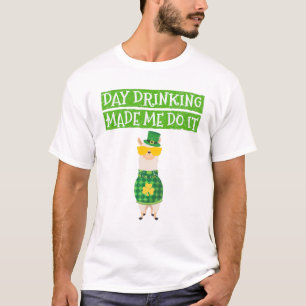 Camiseta O Bebendo Do Dia Me Fez Fazer Isso Engraçado Beben