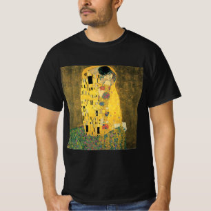 Camiseta O Beijo de Gustav Klimt, Arte Novo Antigo