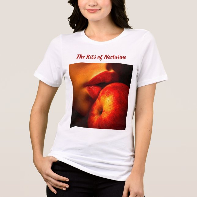 Camiseta O Beijo de Nectarina – Um Retrato Íntimo (Frente)