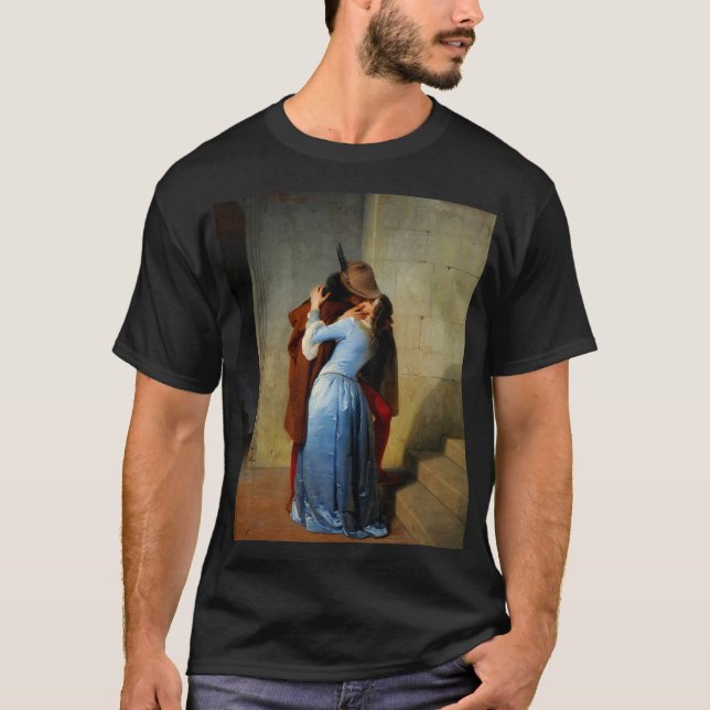 Camiseta O Beijo Francesco Hayez (Frente)