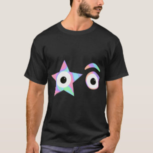 Camiseta O Beijo Starchild A Banda Pastel Tie Dye Escuro