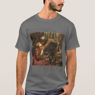Camiseta O belo homem sem poema de misericórdia