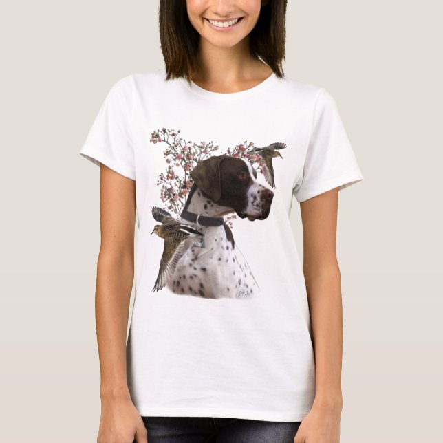 Camiseta O belo ponteiro no campo (Frente)