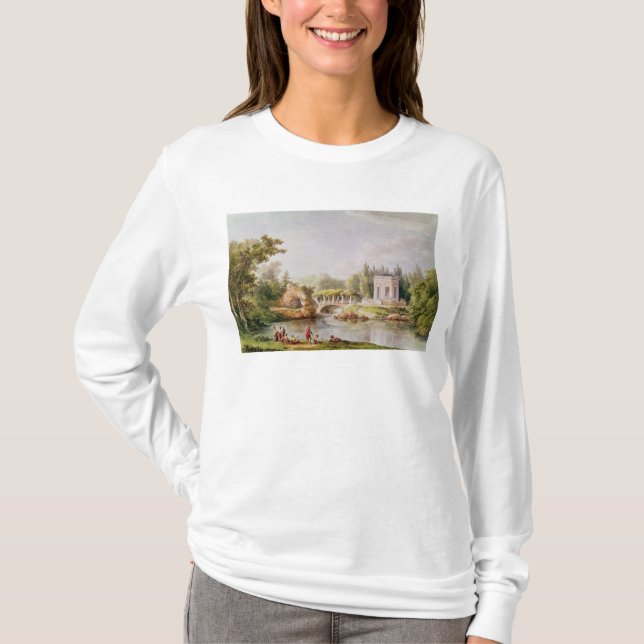 Camiseta O Belvedere, pequeno Trianon (Frente)