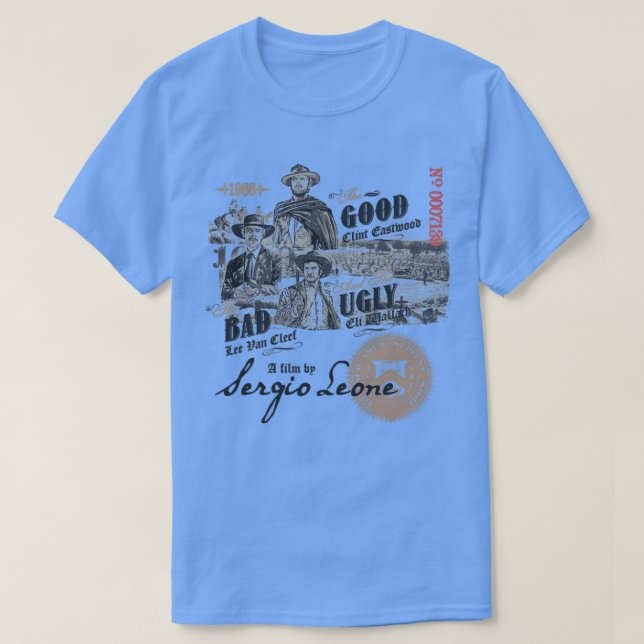 Camiseta O Bem o Mau e o Feio (Frente do Design)