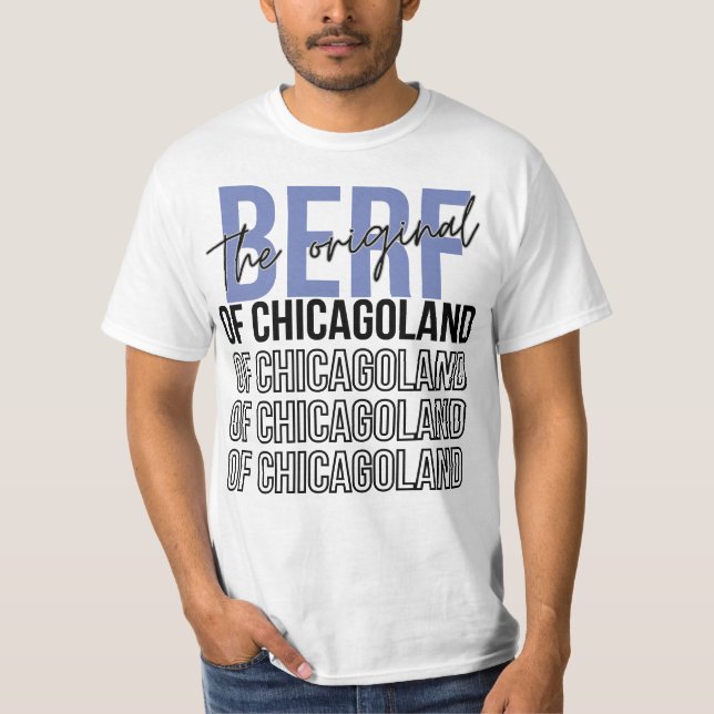 Camiseta O Berf Original Da Impressão Engraçada De Chicagol (Frente)