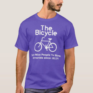 Camiseta O Bicicleta Ich Odeia Ciclistas Ruas Terroristas