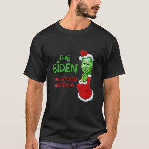 Camiseta O Biden Que Roubou O Natal Engraçado