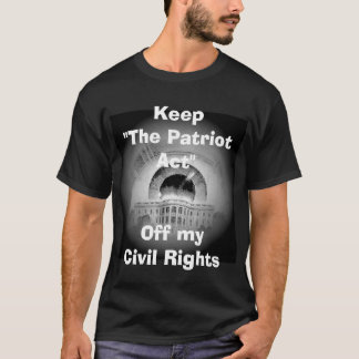 Camiseta o big brother é watchingu, mantem "Patriot Act…