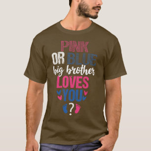 Camiseta O Big Brother rosa ou azul ama você