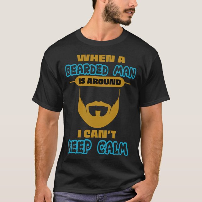 Camiseta O Bigode e Eu Respeite o Bigode Sem Hipster (Frente)
