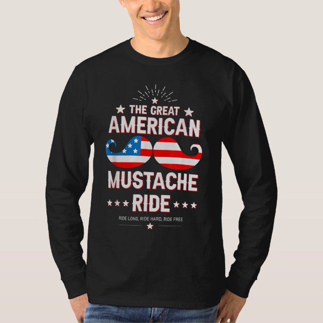 Camiseta O bigode está presente (Frente)