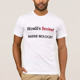 Camiseta O biólogo marinho o mais "sexy" do mundo