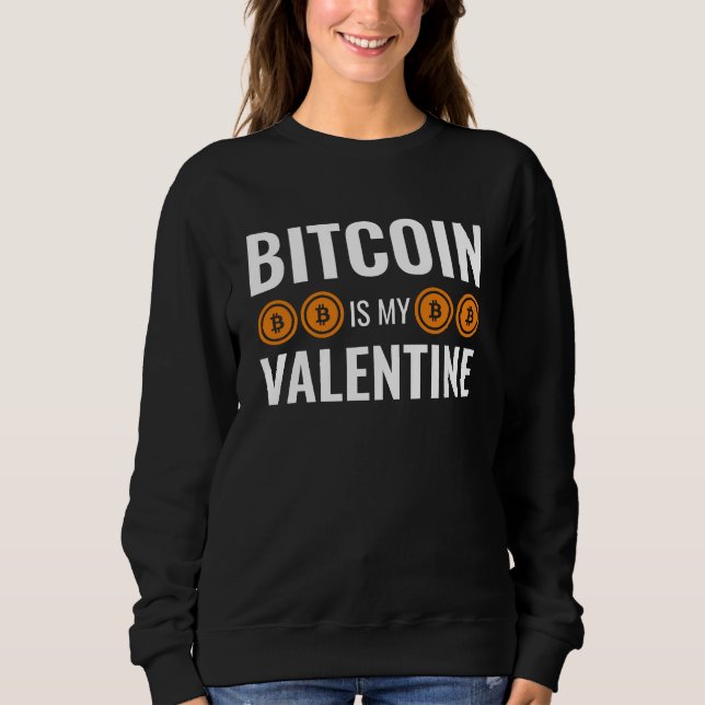 Camiseta O BITCOIN É MEU NAMORADO Diversão Criptomoeda (Frente)