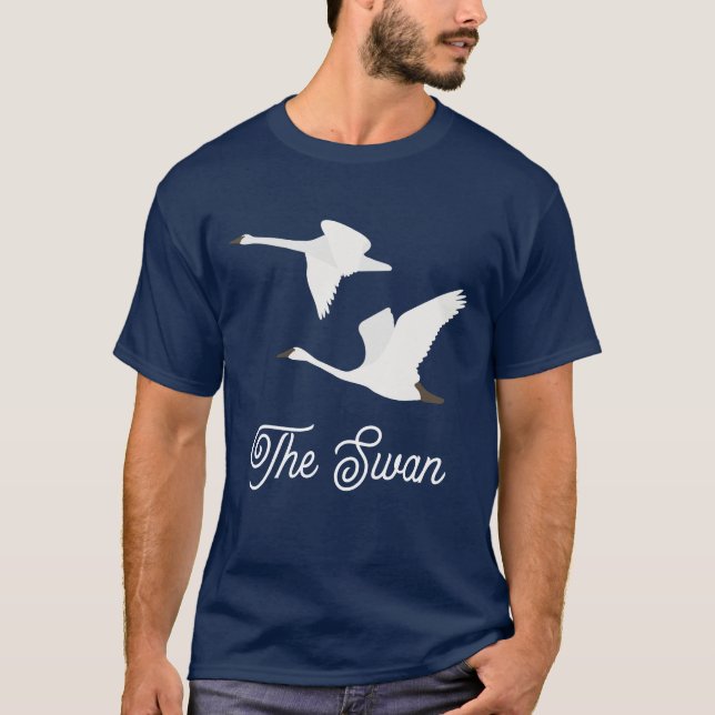 Camiseta O Bloco de Cores do Cisne (Frente)