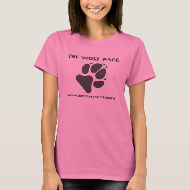 Camiseta O bloco de lobo (Frente)