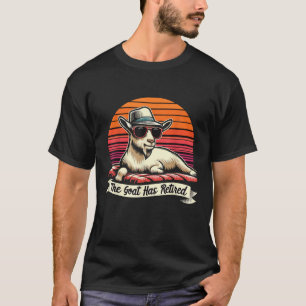 Camiseta o bode aposentou homens Aposentadoria bode Plano d