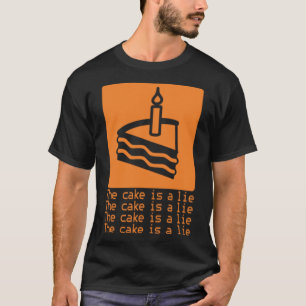 Camiseta O Bolo É Uma Mentira vintage