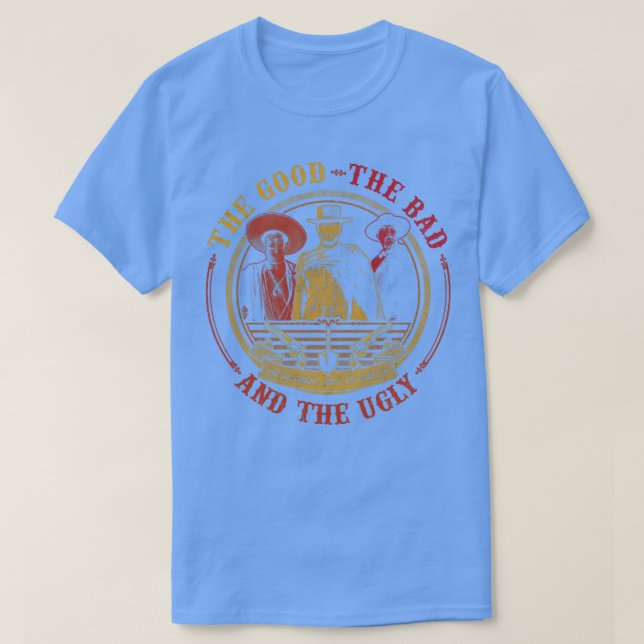Camiseta O Bom O Mau O Feio Icônico (Frente do Design)