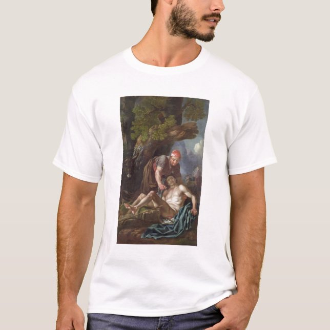 Camiseta O bom samaritano, c.1751-52 (óleo em canvas) (Frente)