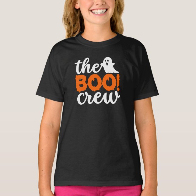 Camiseta O Boo Crew Halloween (Frente)