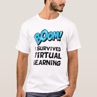 Camiseta O Boom I Sobreviveu Ao Ensino Virtual 2021 Final D