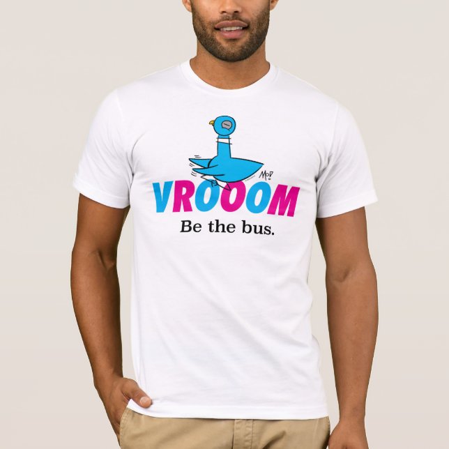 Camiseta O branco dos homens do pombo (Frente)