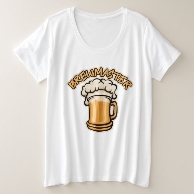 Camiseta O Brewmaster precisa de uma caneca de cerveja (Frente do Design)
