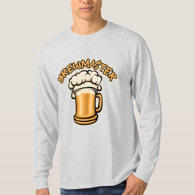 Camiseta O Brewmaster precisa de uma caneca de cerveja (Frente)