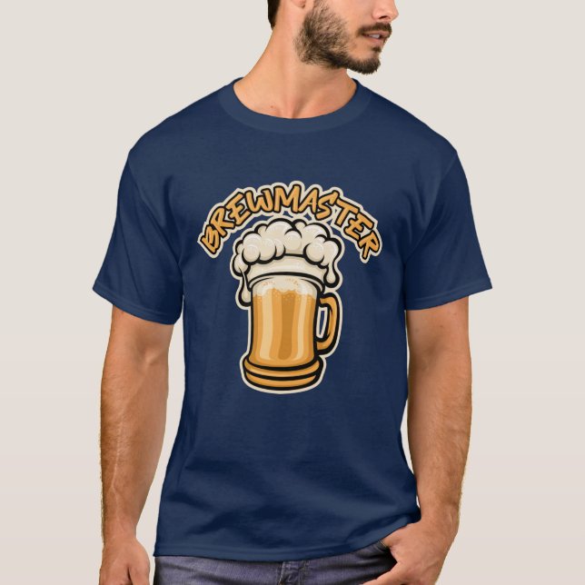 Camiseta O Brewmaster precisa de uma caneca de cerveja (Frente)