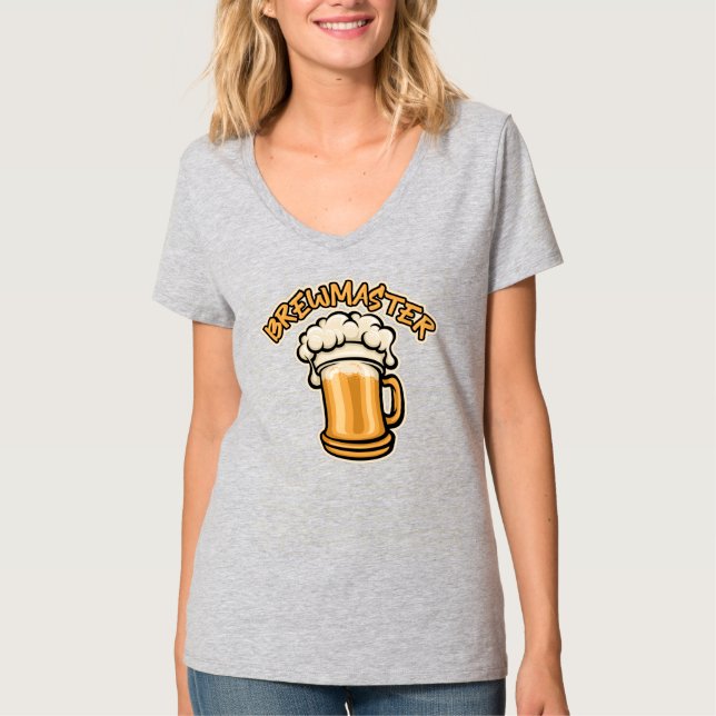 Camiseta O Brewmaster precisa de uma caneca de cerveja (Frente)