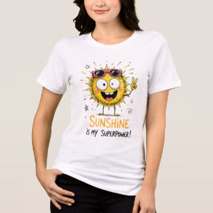 Camiseta O brilho do sol é meu superpoder