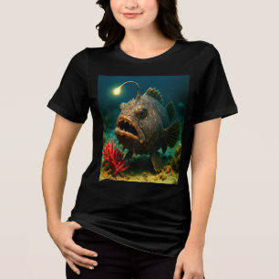 Camiseta O Brilho Profundo do Mar