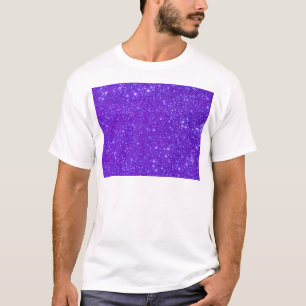 Camiseta O brilho roxo da faísca projeta seus próprios