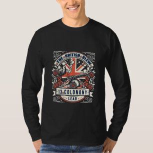 Camiseta O britânico explodiu uma colônia de 13 lidera o 4º