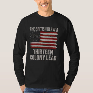 Camiseta O britânico explodiu uma colônia de 13 liderando d