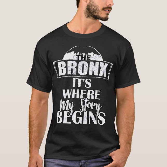 Camiseta O Bronx Onde Minha História Começa Bronx (Frente)