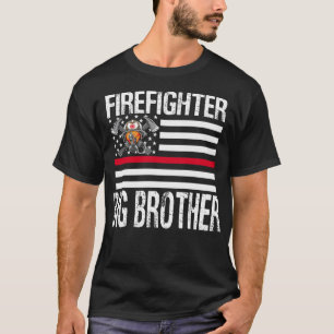Camiseta O BROTHER Bombeiro Grande Suporta A Linha Vermelha