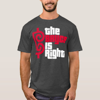 Camiseta O Bryce é azul direito