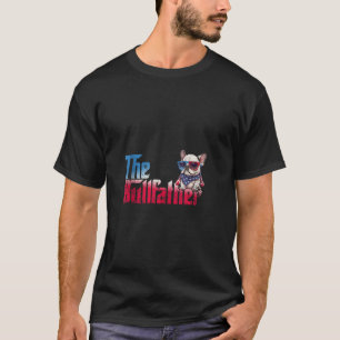 Camiseta O Bulldad Francês Bulldog Padre Patriot 4