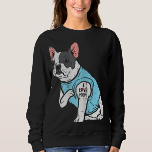 Camiseta O Bulldog Francês Ama Mãe Tatto O Proprietário Do 