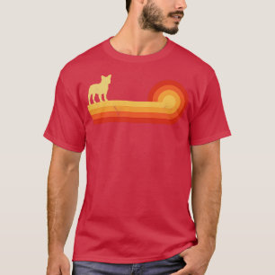 Camiseta O Bulldog Francês Retro Vintage Sunset 60s 70s par