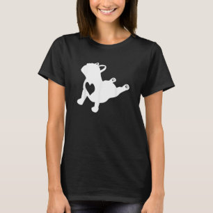 Camiseta O Bulldog Francês Yoga Pose Com Amor