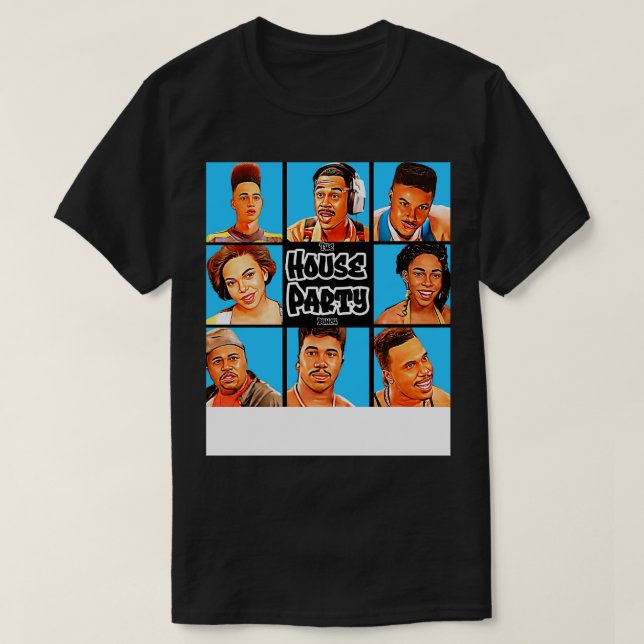 Camiseta O Bunch Long Sleeve do Partido da Casa (Frente do Design)